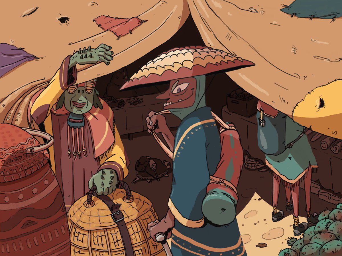 normanpanski's tweet photo. Hello there!

#illustrator #digitalart #procreateart #desert https://t.co/3BlvW902UQ