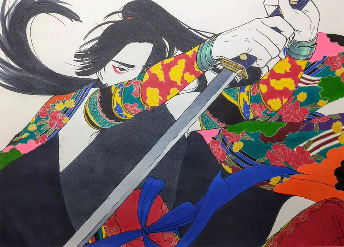 最近デジタルイラスト猛特訓してますが、本来はアナログアナ太郎です!#コピック 