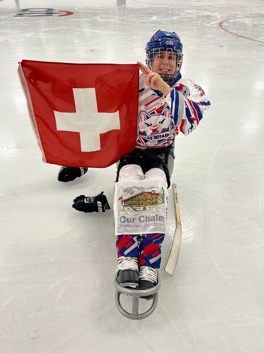 OurChalet's tweet photo. Our Chalet is proud to support Women in Sports! Our Deputy World Centre Manager is competing on the 1st Para Ice Hockey Women’s GB team in an international competition. GO TEAM GB! GO RAE! @paraicehockey @eihaoffical #paraicehockey #GBWPIH #WomensWorldChallenge #OurChalet https://t.co/qBcD8rZpsG