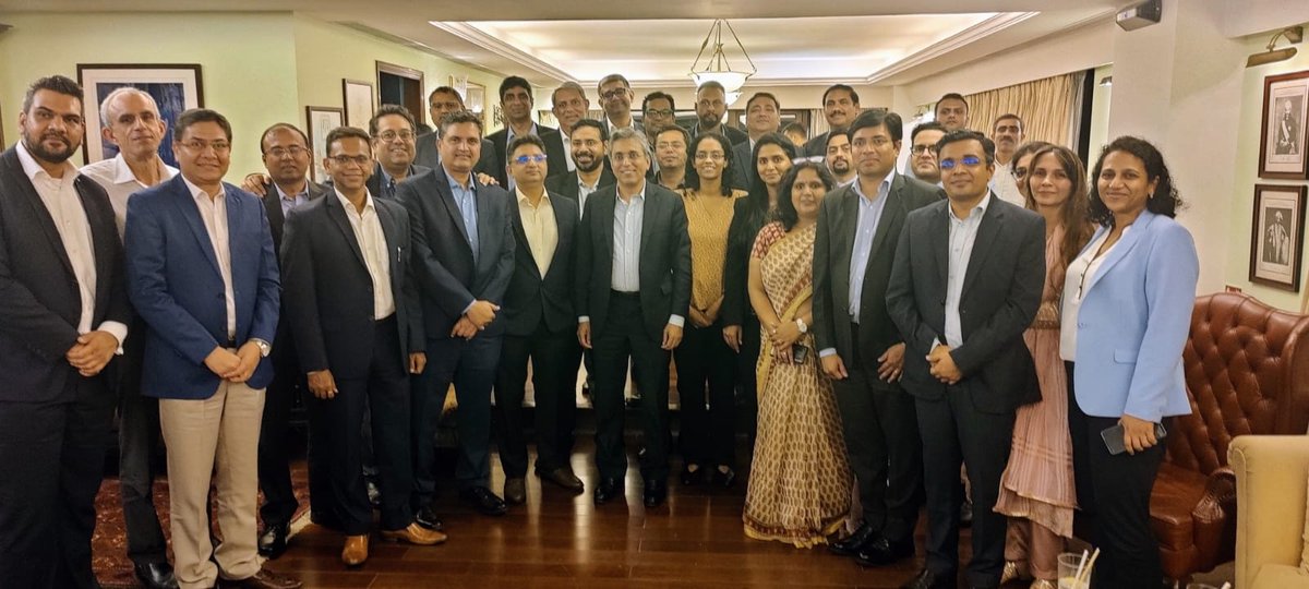 anishshah21's tweet photo. It was a pleasure interacting with this cohort of dynamic and agile leaders, from across the Mahindra group. #FutureShapers, as we call them, will play a pivotal role in unlocking exponential potential and defining the future of @MahindraRise. #RiseToLead https://t.co/1Z75qIo5zi