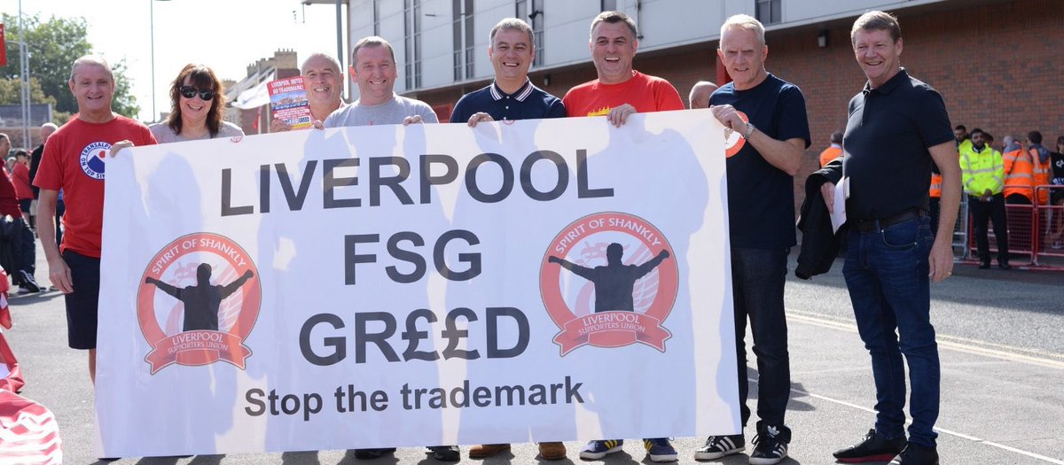 LFCLaurie's tweet photo. • Tried to raise ticket prices to £77
• Tried to furlough staff during COVID
• Tried to trademark “Liverpool”
• Tried to join the ESL
• Have let Klopp down in the transfer market multiple times

They��re here for profits only and we’ve outgrown them. Enough is enough. #FSGOUT https://t.co/cF9voSjnlR