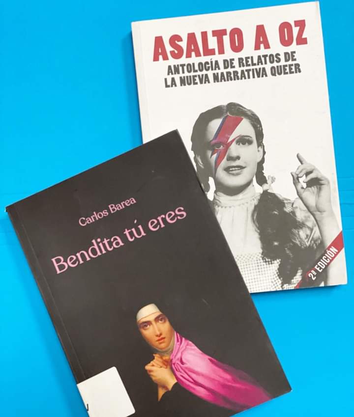 AmlegaMelilla's tweet photo. 🌈Recomendamos 📚
“Bendita tú eres” una controvertida y apasionante historia escrita por Carlos Barea @carlosbareaf y editada por @editorial_egales 💗
Disponibles para préstamo en nuestra #bibliotecalgtbiq 🌈📚
(2/2)
#amlega #carlosbarea #asaltoaoz #dosbigotes #egales https://t.co/O0hQPwRva4