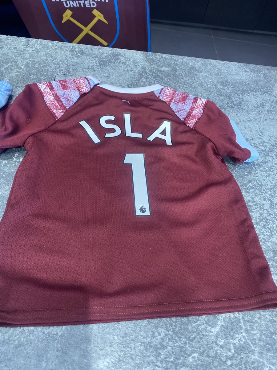 Gemmashaw1985's tweet image. Isla’s first visit 🥰⚒️ #littlehammer #hammerette #westhamunited #WHU #motheranddaughter #WHUFC #COYI #first #footballkit