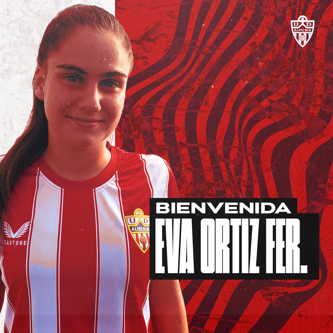 FemeninoUDA's tweet photo. 📢 OFICIAL| ¡@evitaof_ se incorpora a la plantilla de la UD Almería Femenino! 🤩

⚽️ La jugadora, que es natural de Roquetas de Mar, llega procedente del @MadridCFF.

▪️ Puede jugar en todas las posiciones del ataque.

❤️ ¡Bienvenida! 🤍 https://t.co/ZnmLBKyA2t