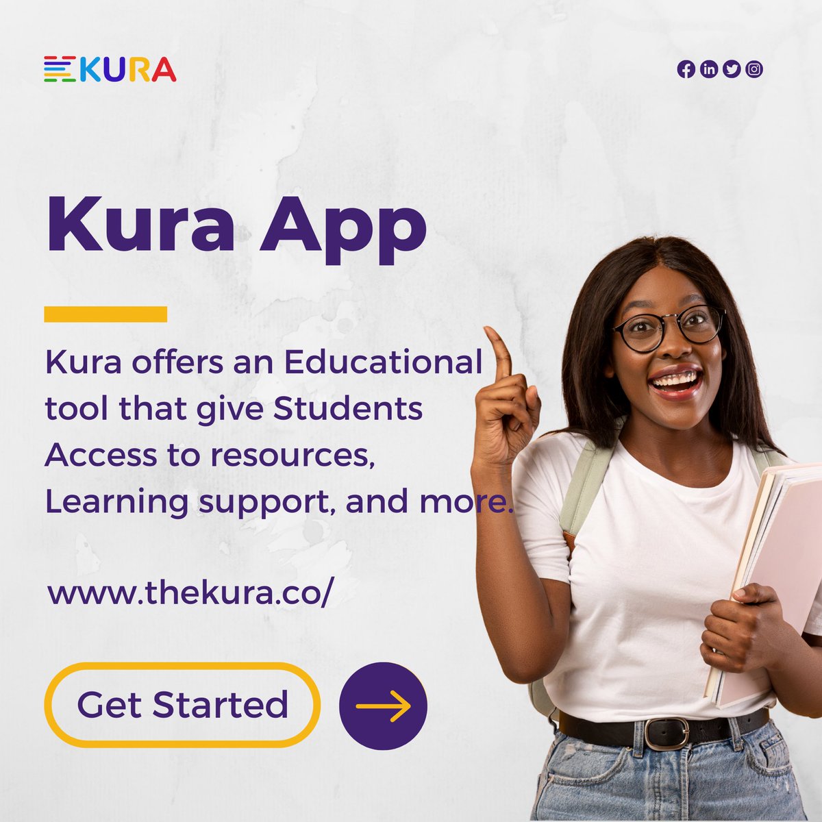 KuraApp's tweet photo. We are building an App with the four walls of the University.
Learn more at https://t.co/9cAGxPDsie
Coming soon π
#Study4success #Kura4study #Kura4success #Kura #launchkura #nigerianedutech #edutech #Kurang https://t.co/cGzcPHurV9