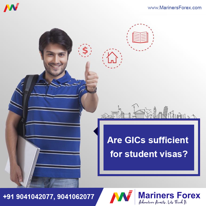 MarinersForex's tweet image. Are GICs sufficient for student visas?

Mariners Forex
Adventure Awaits, Let's Find It!

GIC | FOREX | CAD | CURRENCY | EXCHANGE 

90410-42077 90410-32077 

1800 8890 743

#GIC #studentfee  #canada  #currency  #forexexchange  #MoneyChanger  #MarinersForex