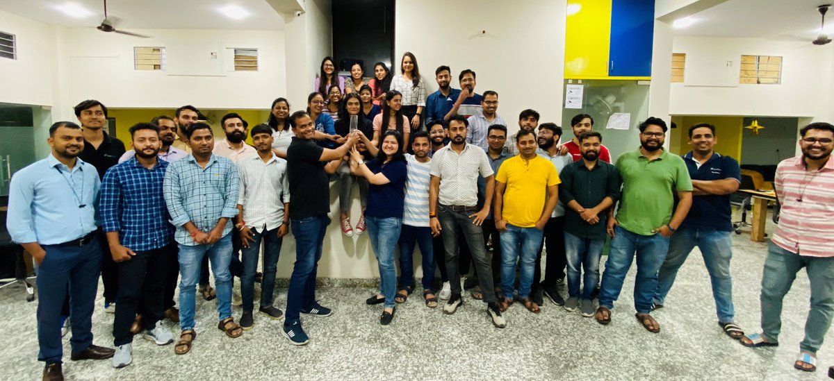 transfunnel's tweet photo. A moment of #celebration with the team. Came home the Elite @HubSpot partner trophy. We are now among the top 1% of #HubSpotpartners. 

Connect with us to start your #HubSpot journey: https://t.co/1q2l75rPc6

#transfunnel #hubspotelitepartner #hubspotagency #team #happyteam https://t.co/iXEZmklAkH