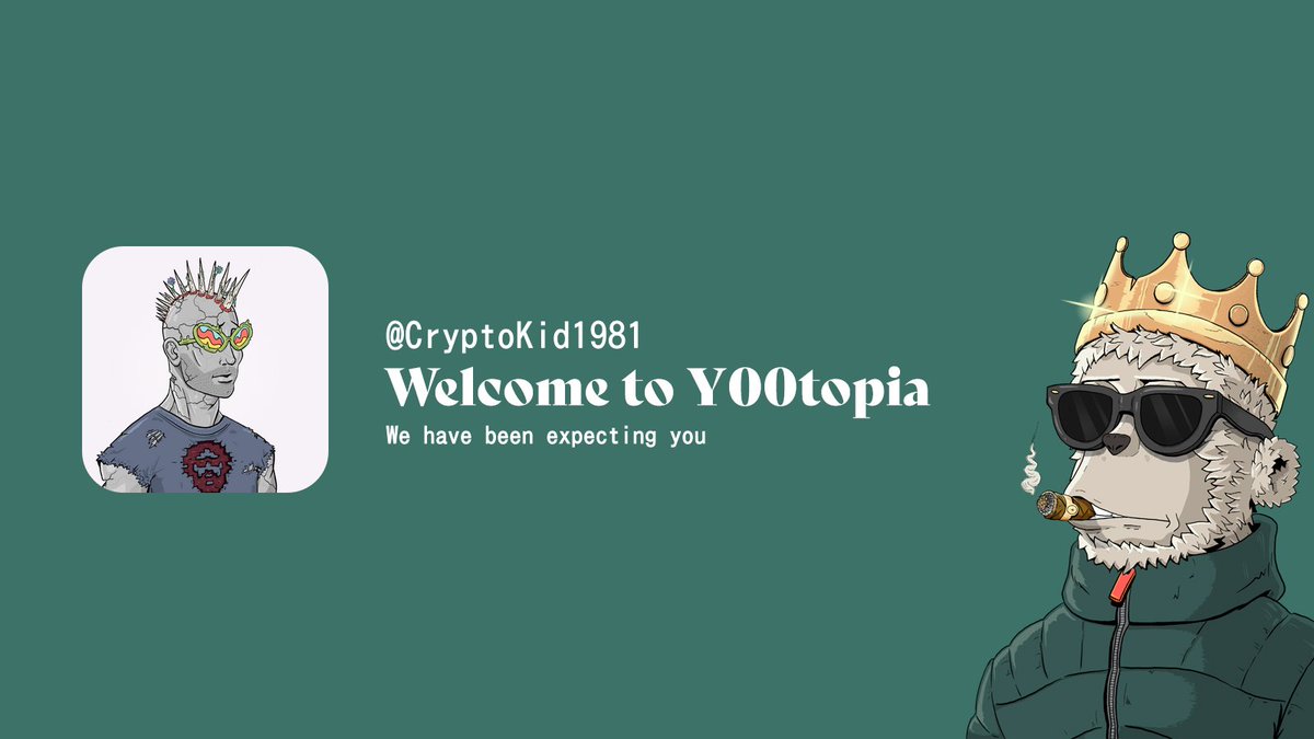DeY00tList's tweet photo. Hello @CryptoKid1981,

Your @y00tsNFT WL has been been approved! https://t.co/b5XoS1AUpA