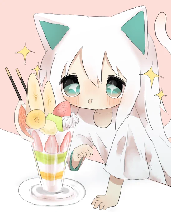 パフェたべたいねこ 