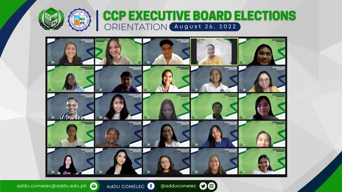 adducomelec's tweet photo. Ateneans! 

𝗗𝗔𝗬 𝟭 of the CCP Executive Board Election A.Y. 2022-2023 has succeeded. Nominations for each position are now in.

As we prepare for the election, let us continue our passion, commitment, and effort in service to Leadership. 

Thank you and AMDG! https://t.co/GvYtax2c8x