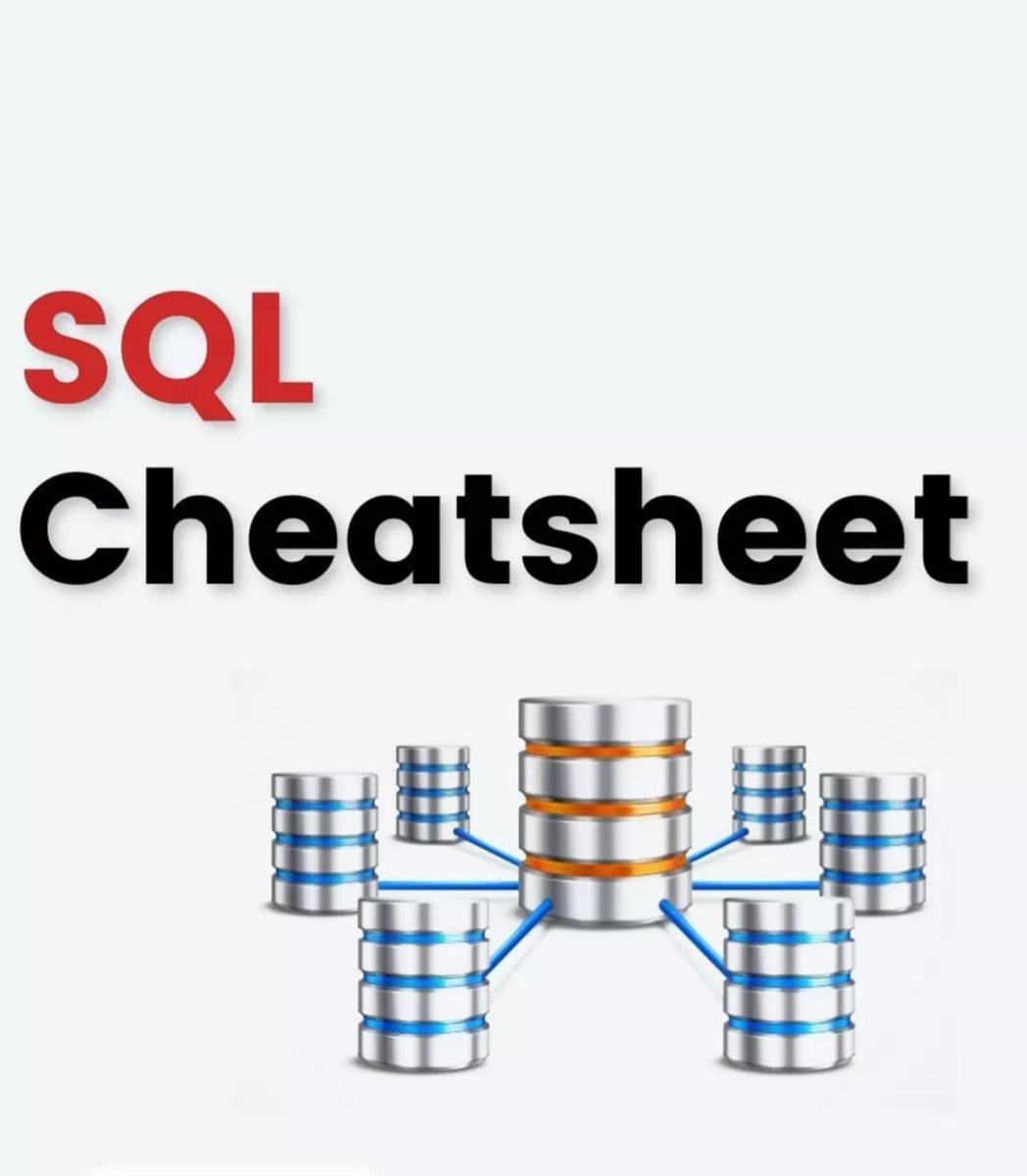 codewithredi's tweet photo. SQL_Cheatsheet 🧵 👇 https://t.co/VBRN56ZOlT