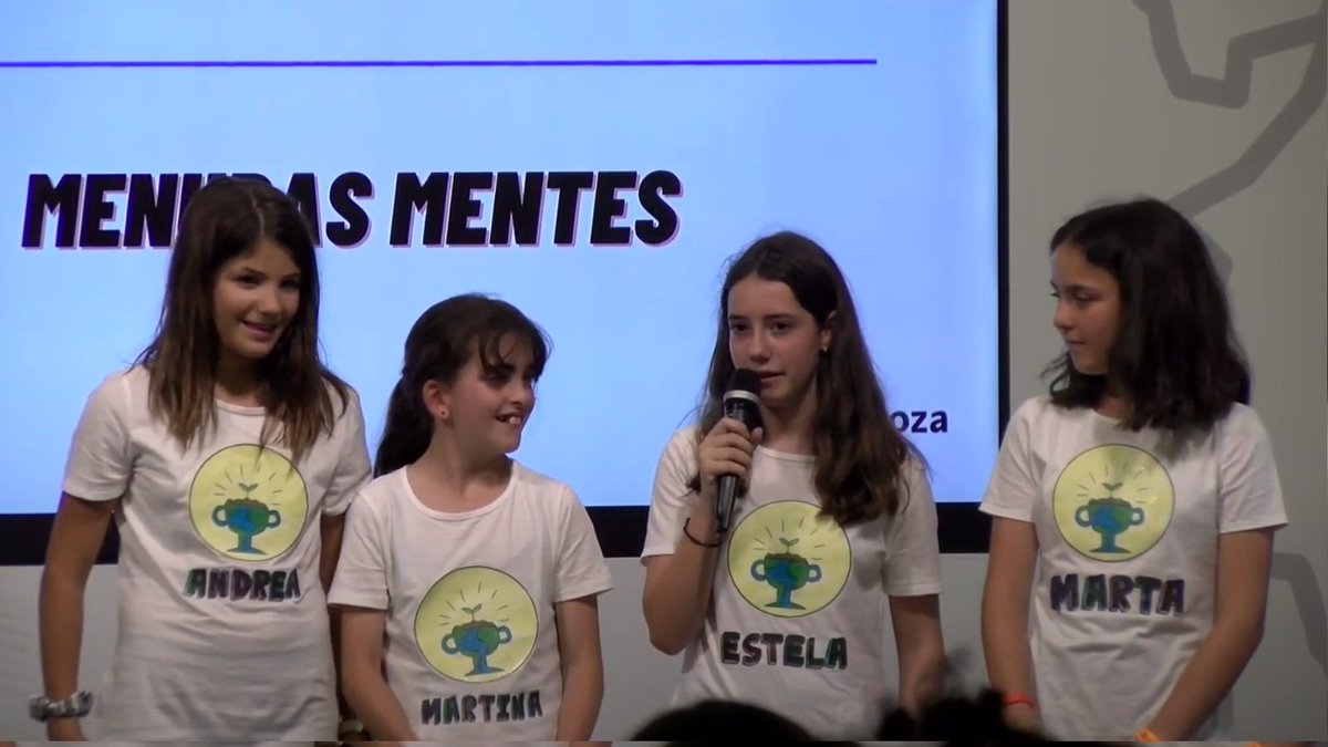 Enhorabuena al equipo "Menudas Mentes" que con su proyecto para reconocer diferentes tipos de #plásticos gana uno de los premios a nivel mundial en el #wordsummit de <a href="/technovation/">Technovation</a> <a href="/TechnovAragon/">@TechnovationAragón</a>   
Os dejamos el vídeo con el cierre del curso 21/22 bit.ly/3wtfbb2