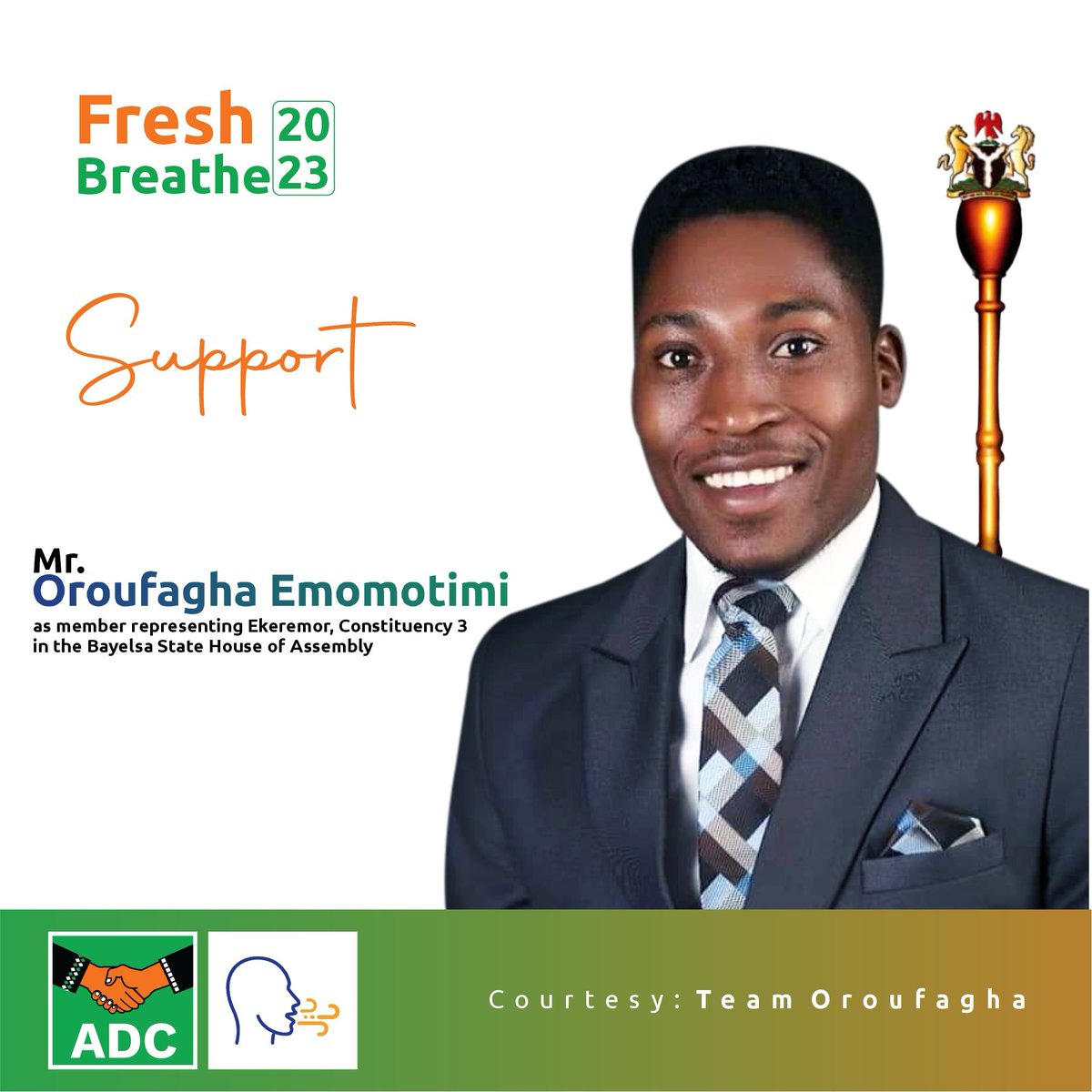 timiofficial06's tweet photo. @renoomokri Your support will enthrone a righteous leadership and help prosper a people. 

Impact is the whole duty of man irrespective of political party, skin colour or tribe. 

Together, lets create more impact. 

Support;
#OroufaghaForAssembly
#FreshBreathe23 https://t.co/nJEwPLKJDf