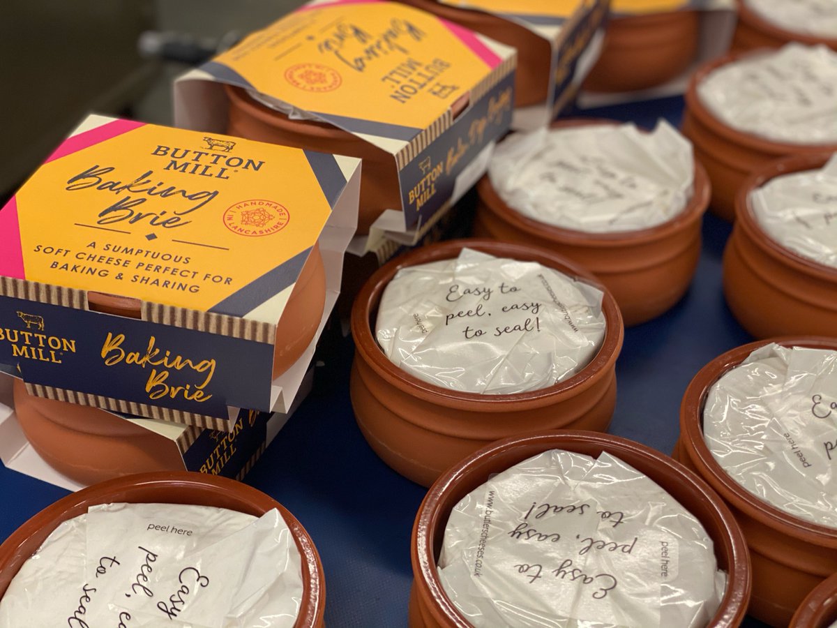 ButlersCheese's tweet photo. #baking #ButtonMill is being packed today ready to make itβs way onto shelves of @BoothsCountry stores from the 1st September (Thursday). Perfect for a weekend snack, a starter or just because! https://t.co/HlDx5VtMxU