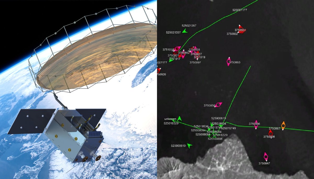 KSAT_Kongsberg's tweet photo. KSAT adds a new satellite to its multi mission vessel detection service. 🛰 #SpaceNorway will build #MicroSAR, planned as first of a larger constellation. KSAT will design, implement and operate the ground segment. Our story: https://t.co/FGZJExwjnL
Photo: SSTL & KSAT. #SAR https://t.co/9HDDpdrGBT