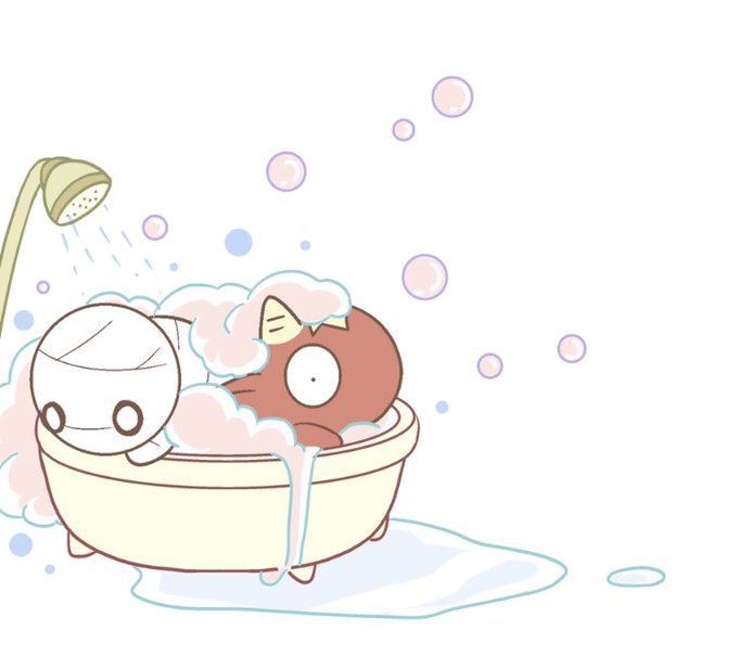 「bathing soap bubbles」 illustration images(Latest)