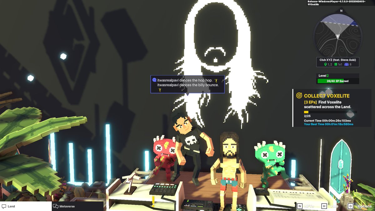 spokywasd's tweet photo. @TheSandboxGame @steveaoki I just participated in the #SandboxAlphaS3Giveaway for a chance to win 500 SAND! On stage with Steve Aoki, check out my screenshot below!
👇 https://t.co/4iIekwT9sN