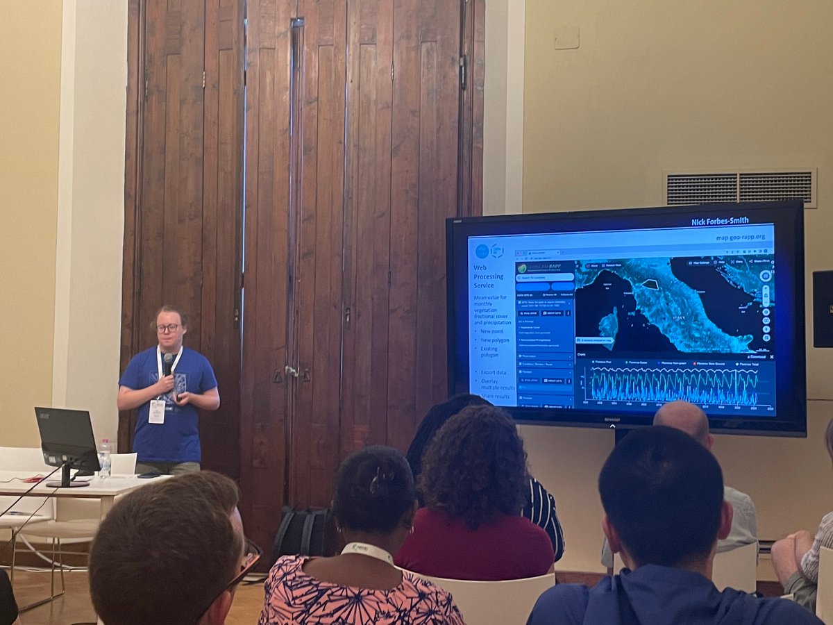 alexgleith's tweet photo. Great presentation from @nickforbessmith demonstrating the extraordinary range of functionality available in @TerriaJS. #foss4g2022 https://t.co/Cdf4NwdXf7