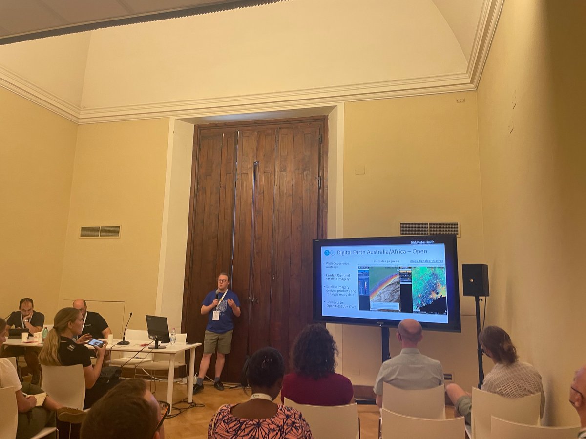 alexgleith's tweet photo. Great presentation from @nickforbessmith demonstrating the extraordinary range of functionality available in @TerriaJS. #foss4g2022 https://t.co/Cdf4NwdXf7