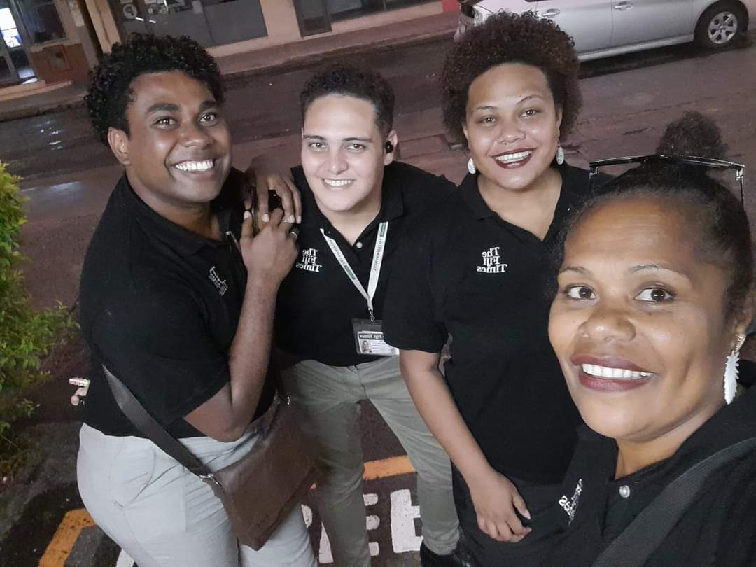 Butt Street crew today. Vinaka na cakacaka ragone 😊😁 #Since1869 <a href="/fijitimes/">The Fiji Times</a>