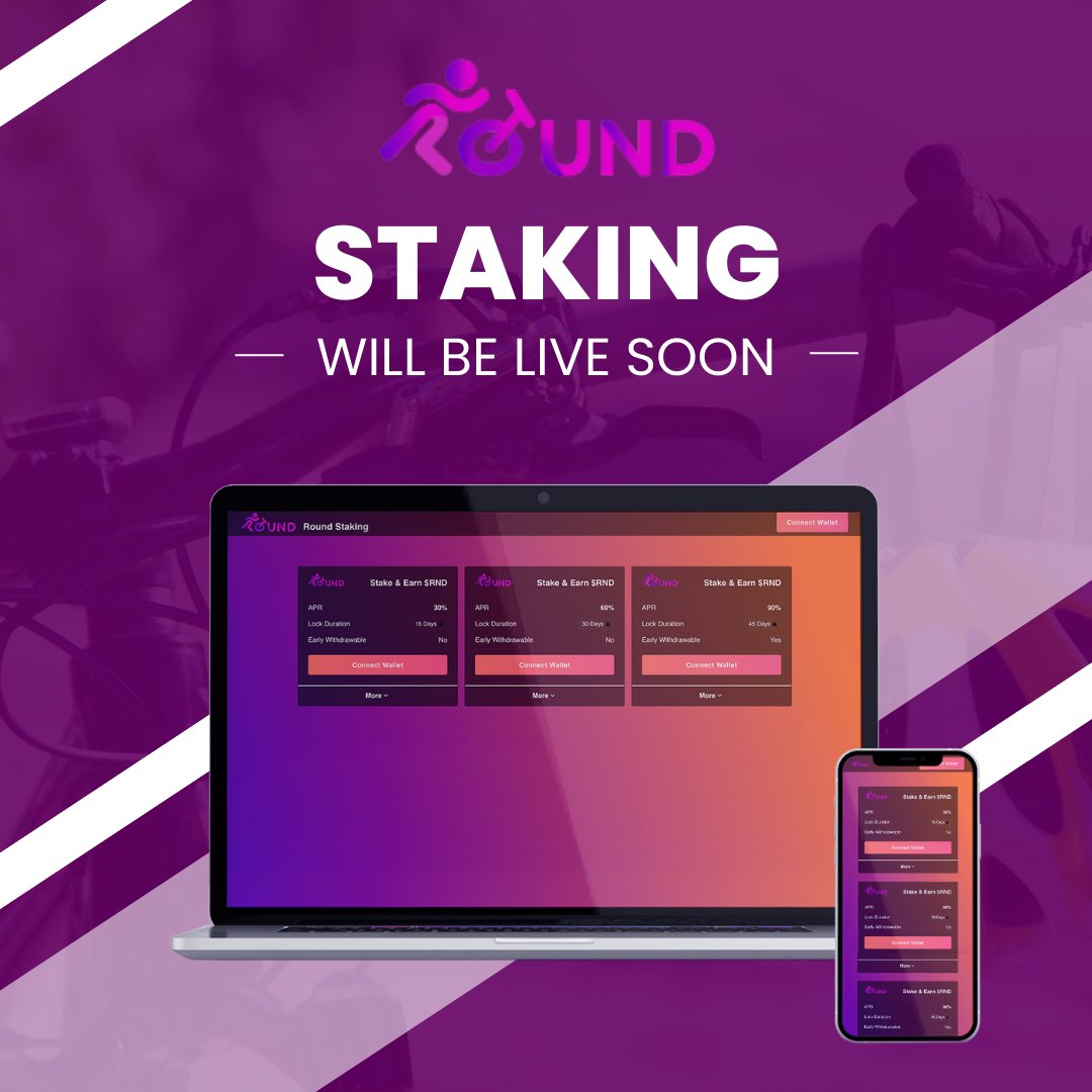 Roundtoken's tweet photo. Glad to announce our Staking pools are ready and will be live very soon. Just finalizing few things on website and STAKING will be live 🚀

Many more things are on the way, sooner then expected, if you know, YOU KNOW 🔥

Join community https://t.co/Kq3h7wueIt

#Binance #BSC #BNB https://t.co/1xxCp6caWW