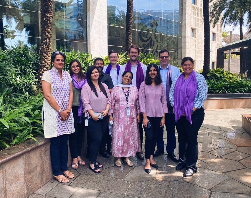 AusCG_Mumbai's tweet photo. Our team #WearItPurple to celebrate & support #LGBTIQ youth in π¦πΊ & around the π
Here at the π¦πΊ Consulate in #Mumbai we're working hard to advocate & support π³οΈβπ communities through various programs with our partners
#WearItPurpleDay #WIPD22 #LGBTIrights https://t.co/fBVyHiBygV