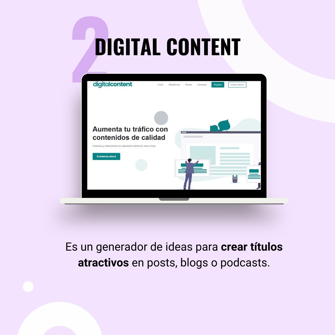 editamagerit's tweet photo. 🔥 DIGITAL CONTENT: Es un generador de ideas para crear títulos atractivos en posts, blogs o podcasts. Genial para potenciar tus estrategias de #copywriting. https://t.co/K5och2r6Nz