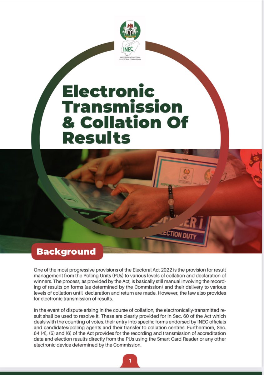 sofie_bichi's tweet photo. Details on Electronic Transmission and Collation of Results https://t.co/hMvqHBZSoB