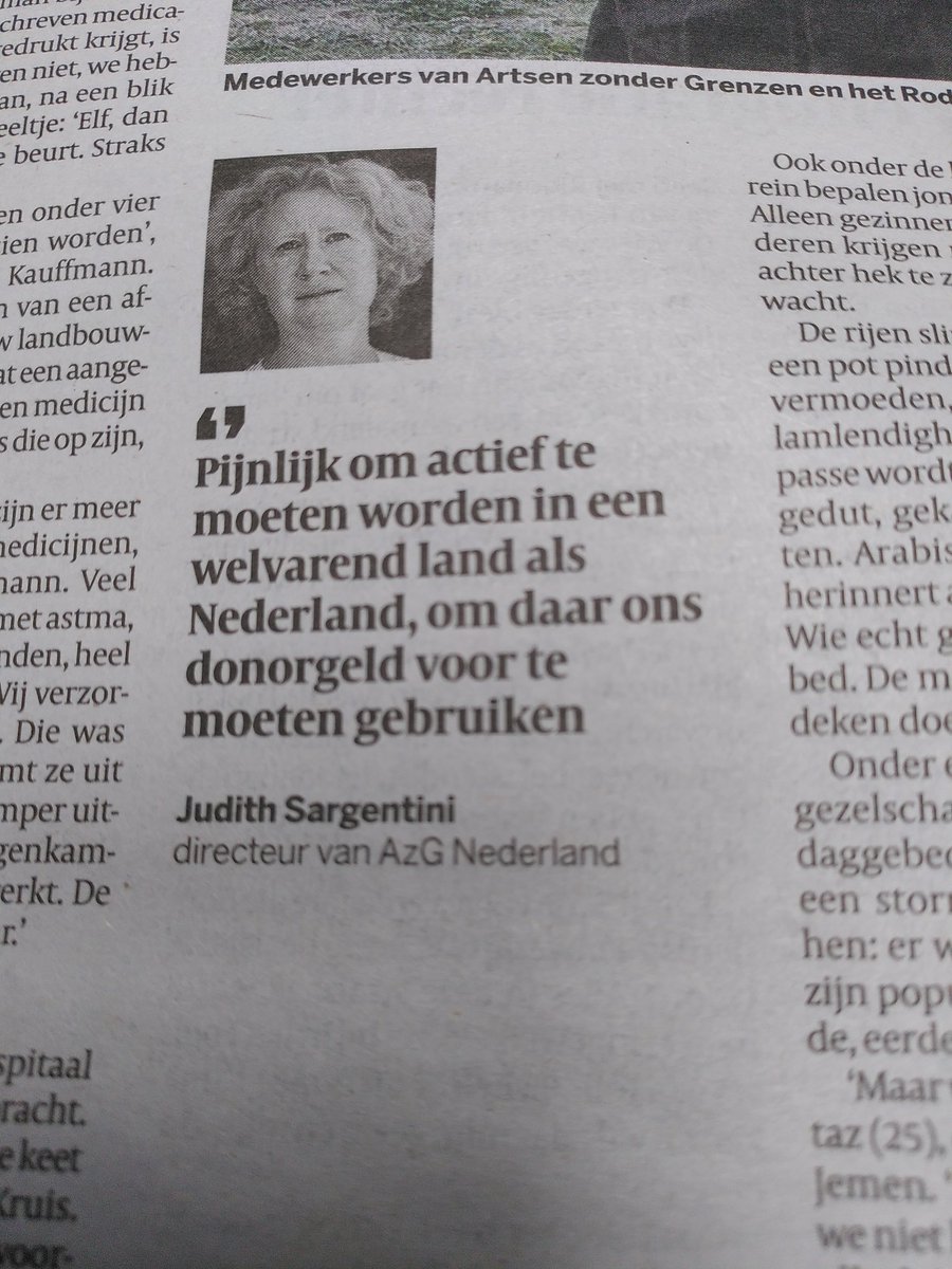 AZG in ter Apel. Vandaag schaam ik me om Nederlander te zijn. #schaamte