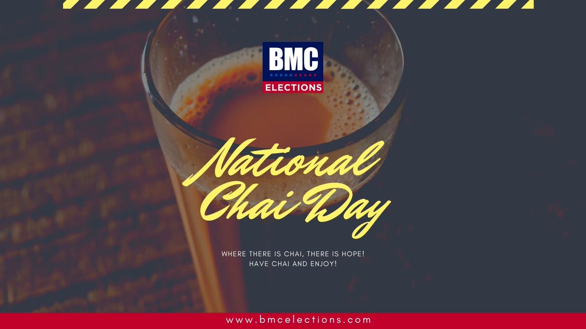electionstation's tweet photo. National Chai Day
.
To all the Chai lovers, Happy National Chai Day. 
Don’t forget to make a delicious cup of chai...

#ChaiDay2022 #Chai #chaipecharcha #teacup #tealove #teaholic #chaiwala #teaaddict #tealife #cupoftea #greentea #blacktea #morningtea #teabreak #reapro https://t.co/p9dkg8GWe8
