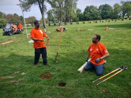 RiversDepot's tweet photo. .::great day yesterday rocking out a Team Depot at Union City Cemetery!::. @Archiegraham17 @bobsaniga @hrjohnson2785 @MattEnglish1977 https://t.co/wAZcuhDNt4