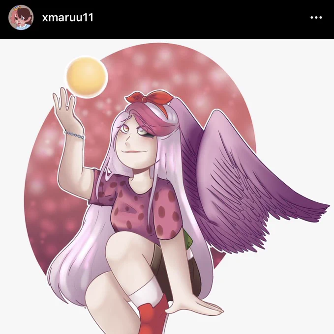 I've decided to search on my Instagram a verY old drawing with wings to compare to my latest onecuz sometimes it's needed to see how far you came :)2018 vs 2022 