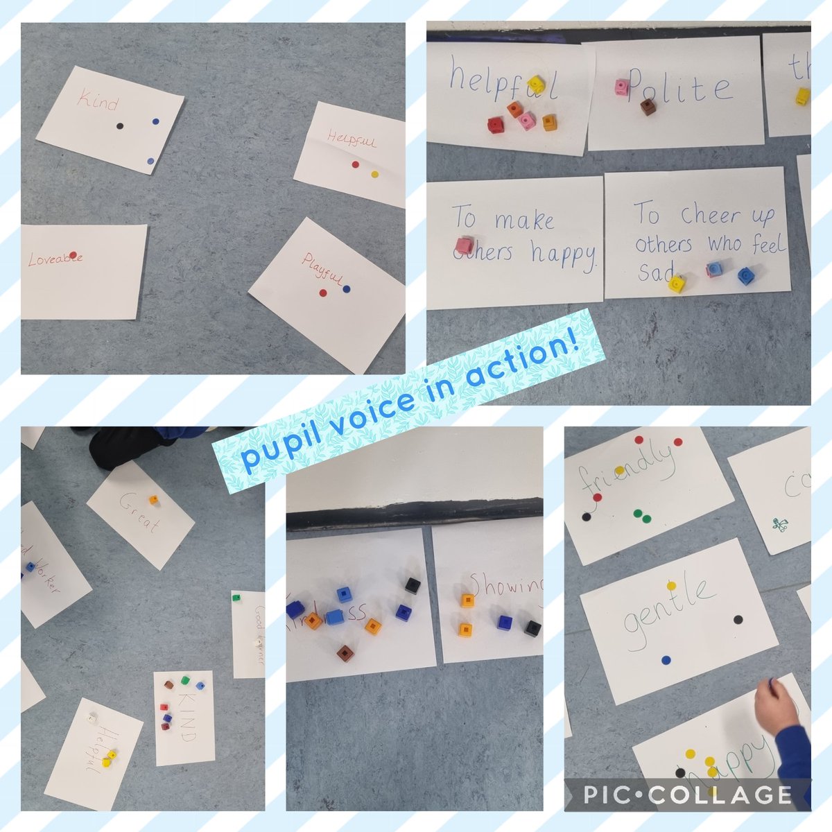 HowdenStAndrews's tweet photo. Pupil voice in action. Reflecting on our vision and values and what is most important to us. #builduponeanother #builduppupilvoice #talkingcircles #yourvoicematters https://t.co/uO0x6YgPSS
