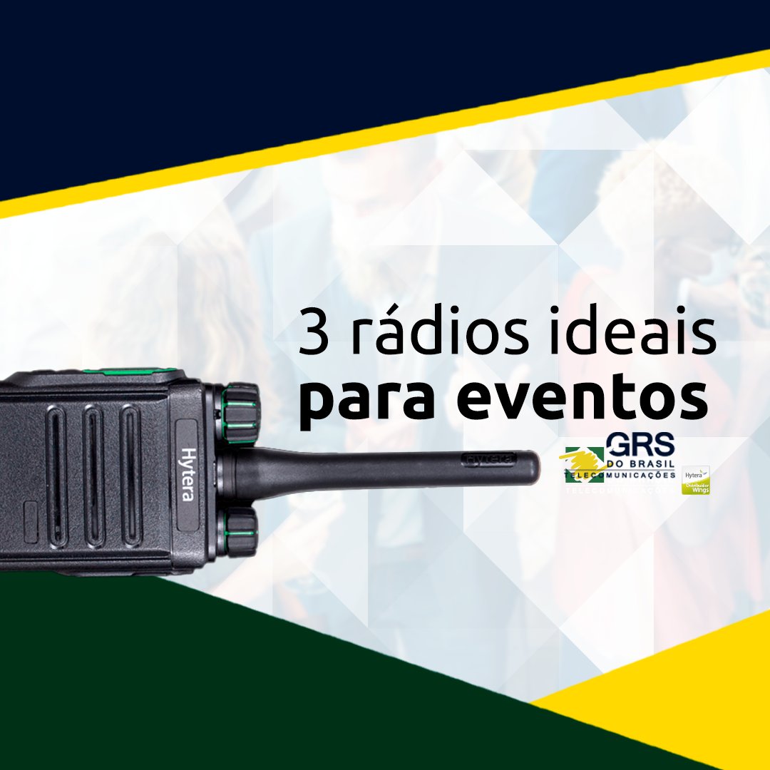 grstelecom's tweet photo. Como organizar um evento e garantir que ele corra bem? 

Com uma comunicação de ponta, seu evento vai longe e, os 3 melhores rádios para eventos são:

BD506
BP516
HP606

Garanta para a sua revenda um evento excelente com a GRS!
Acesse o site e saiba mais
https://t.co/l5iSFlqJJw https://t.co/vpqHBbP5V6