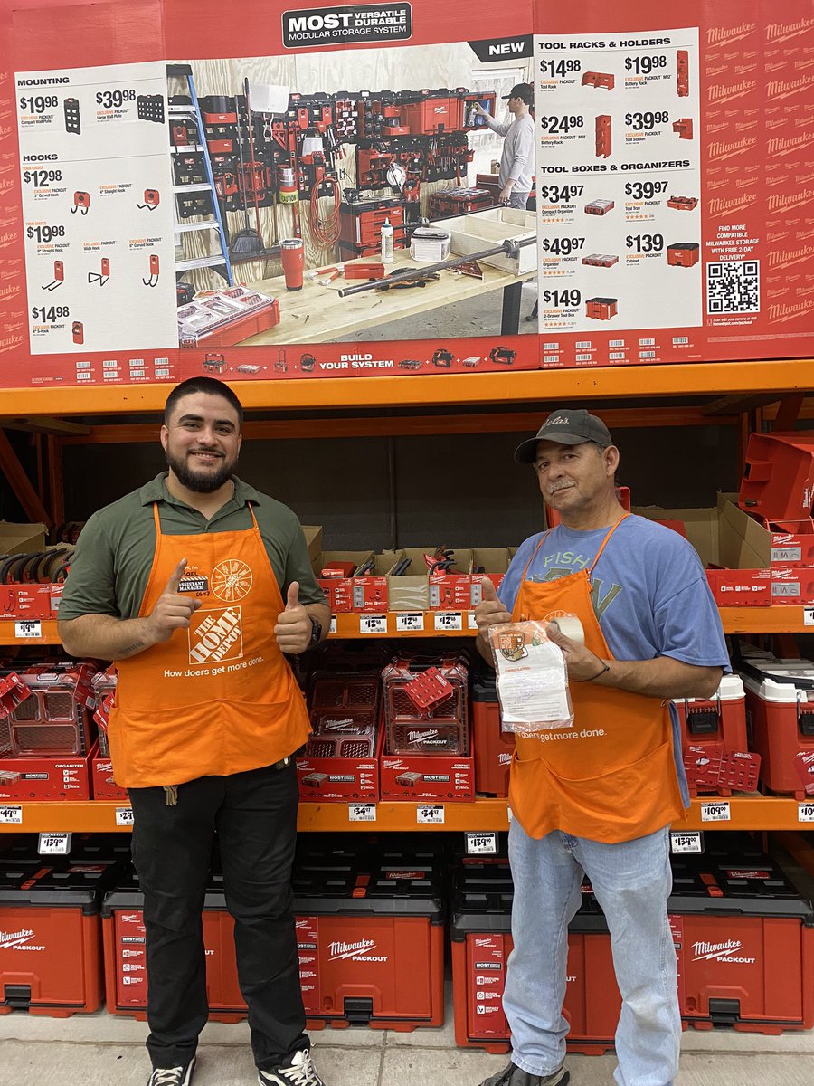 A little late, but a big Thank you to our d38 associate Manuel, for his dedication and his drive to deliver excellent customer service by fully packing out our front bays and lay-downs to standards. #freightteamrocks #keepingitinstock #powerpackdown #seeaholefillahole