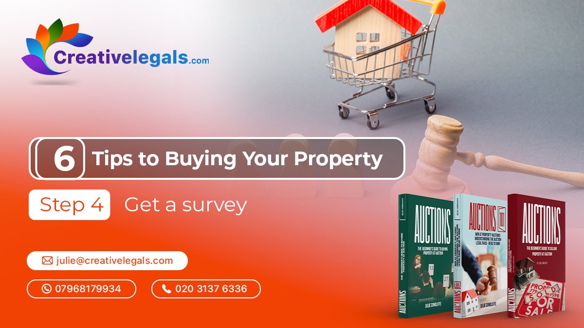 Creativelegals2's tweet photo. '6 Tips to buying your property' - Step 4: Get a survey. #CreativeLegals #PurchasingProperties https://t.co/WnCWDCqVS1