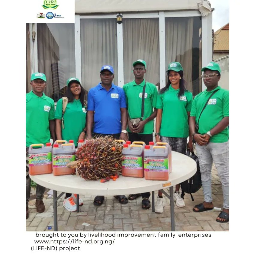 Life_ND_9's tweet photo. IFAD ASISSTED LIFE-ND project graduated 260 incubatees in Delta state while they also show cased their agricultural products. 
#IFAD #LIFE-ND #agrienterprises  #graduation #youthempowerment https://t.co/3rWF3dPAmD
