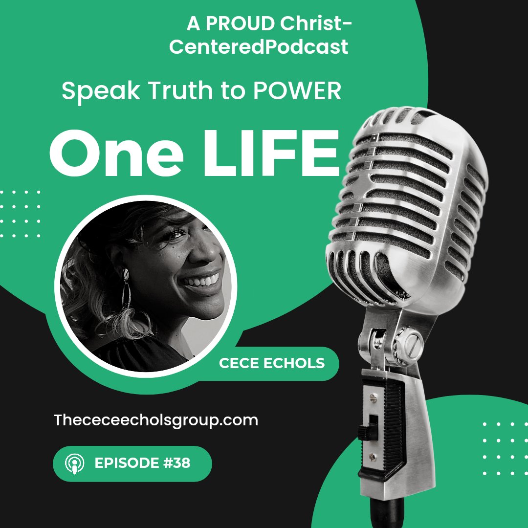 cece_onelife's tweet photo. Happy Friday ya'll.  Be sure you tune in to the One LIFE Podcast with Cece Echols and CLICK the notification bell. Don't forget to check out TRUTH TO POWER,  This week's episode.  Enjoy your weekend and do something different.  Peace and ❤️ https://t.co/JBfpzqJATH