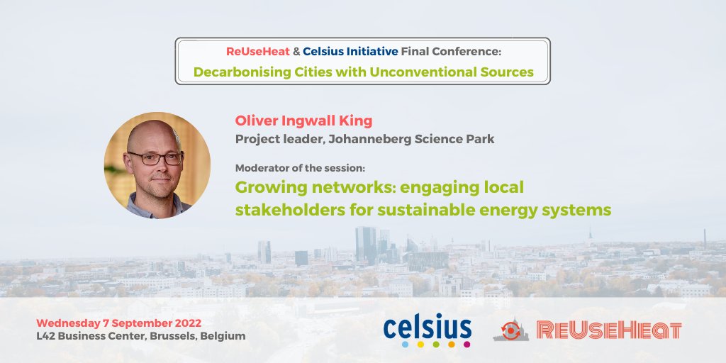 ReUseHeat's tweet photo. Only a few days are left to register for the #ReUseHeat & @celsiuscity Conference!
Our event includes interactive sessions, workshops and a marketplace for #cities, energy companies & #investors.
➡Programme and registration here: https://t.co/RCKrWWJvP0 https://t.co/Vgu4W6GJ3I