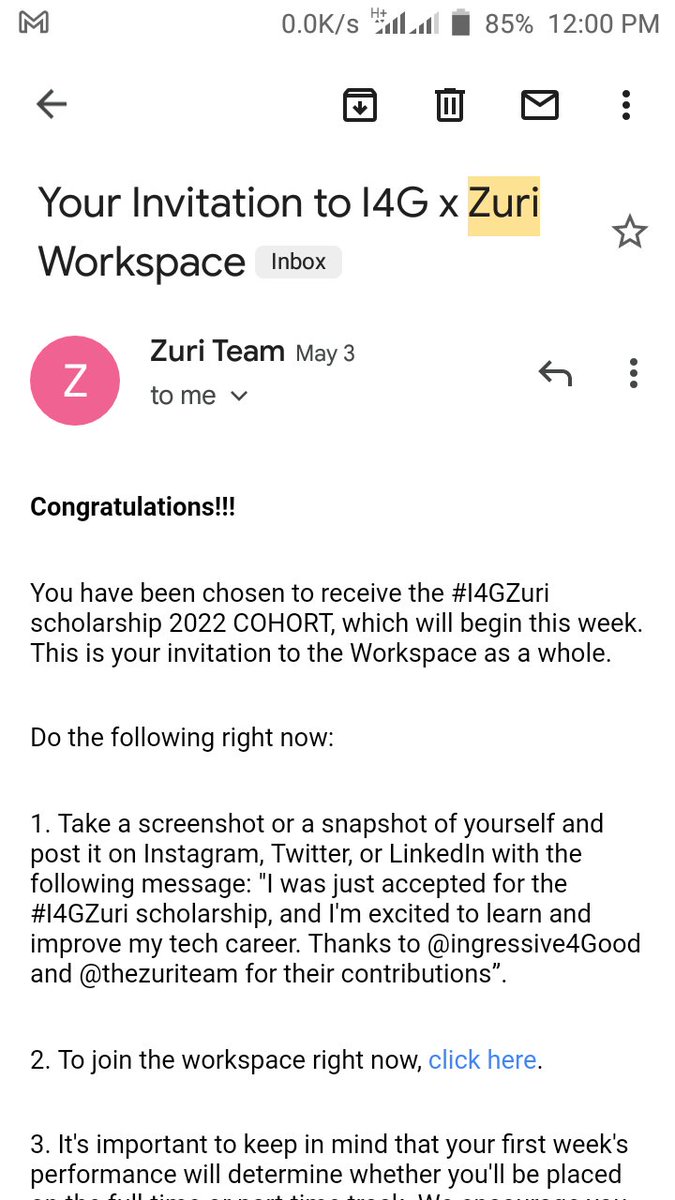 uchepr7's tweet photo. Another tough but yet most interesting three months completed. 
I specifically want to thank @Ingressive4Good @theZuriTeam @xyluz for this great opportunity. 
Definitely a sure kick start to my tech journey. https://t.co/Ez9tqm4PmR