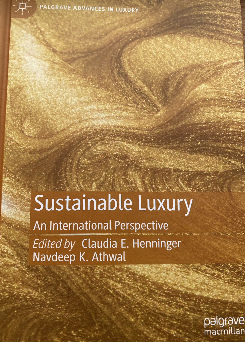 Julalevi's tweet photo. So happy to see my chapter on Sustainability claims in the luxury beauty industry in Sustainable Luxury Ed by Henninger and Athwal https://t.co/0cuLUIP6Si