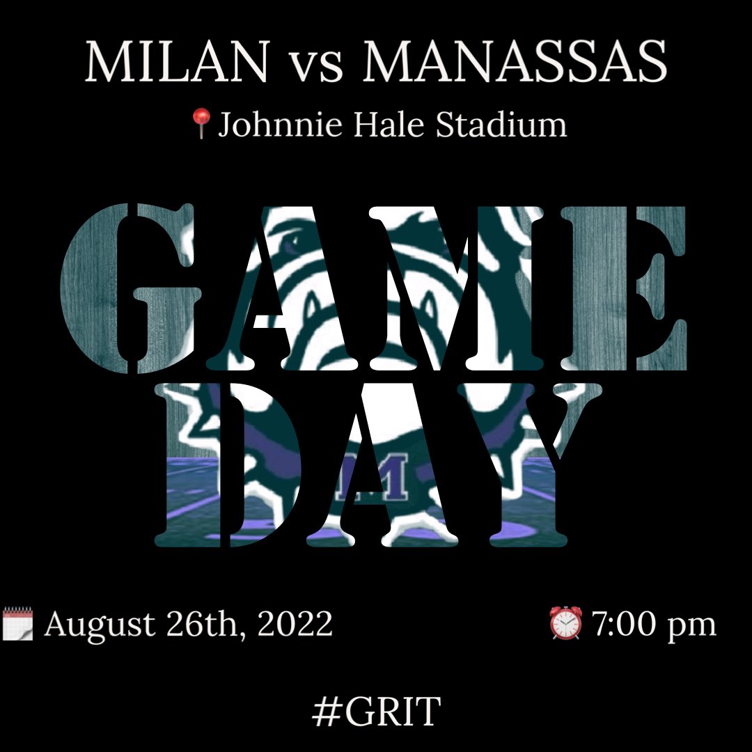 GAME DAY‼️‼️ 

🆚 Memphis Manassas
📍Johnnie Hale Stadium 
⏰ 7:00 pm 
🎟 events.ticketspicket.com/agency/76eeab5…

#GRIT #WhatsNext