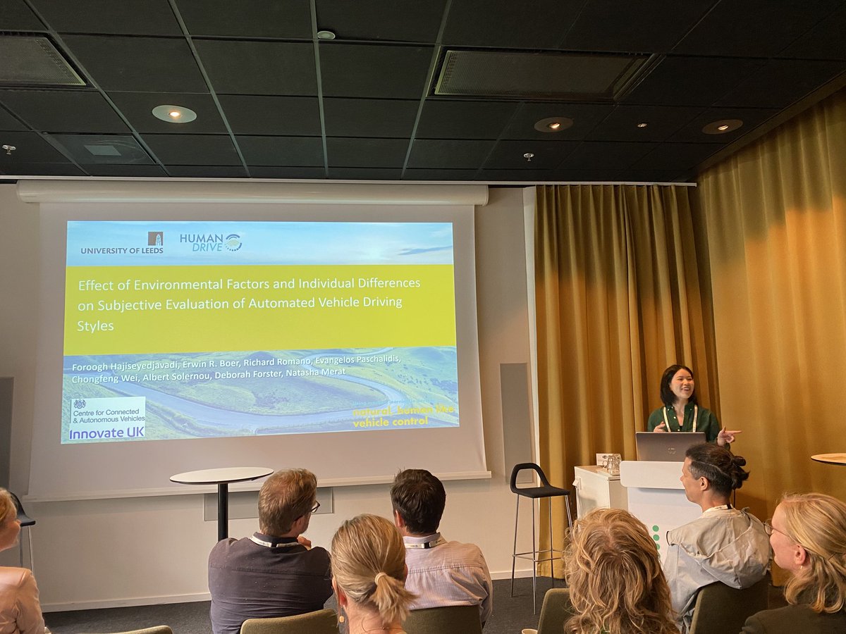 ChenPeng95's tweet photo. First in-person #conference #ICTTP
One presentation of my own, and one on behalf of @Foroogh_Javadi
I enjoyed listening so many interesting and diverse research of traffic psychology 🤩
Also learned new methodologies! https://t.co/af230joH0p