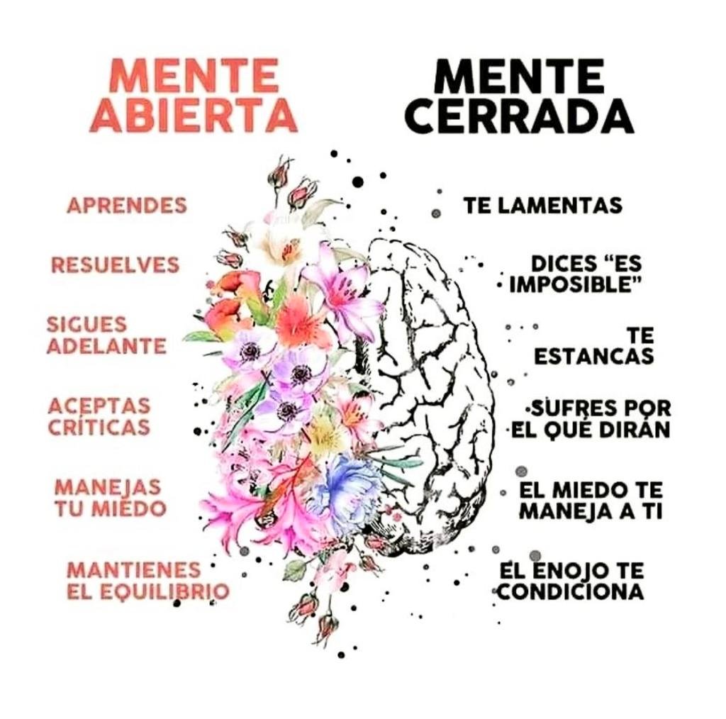 Dr_Blazquez's tweet photo. Mente abierta vs. cerrada vía @psicologia_g https://t.co/N6AneUHFb0