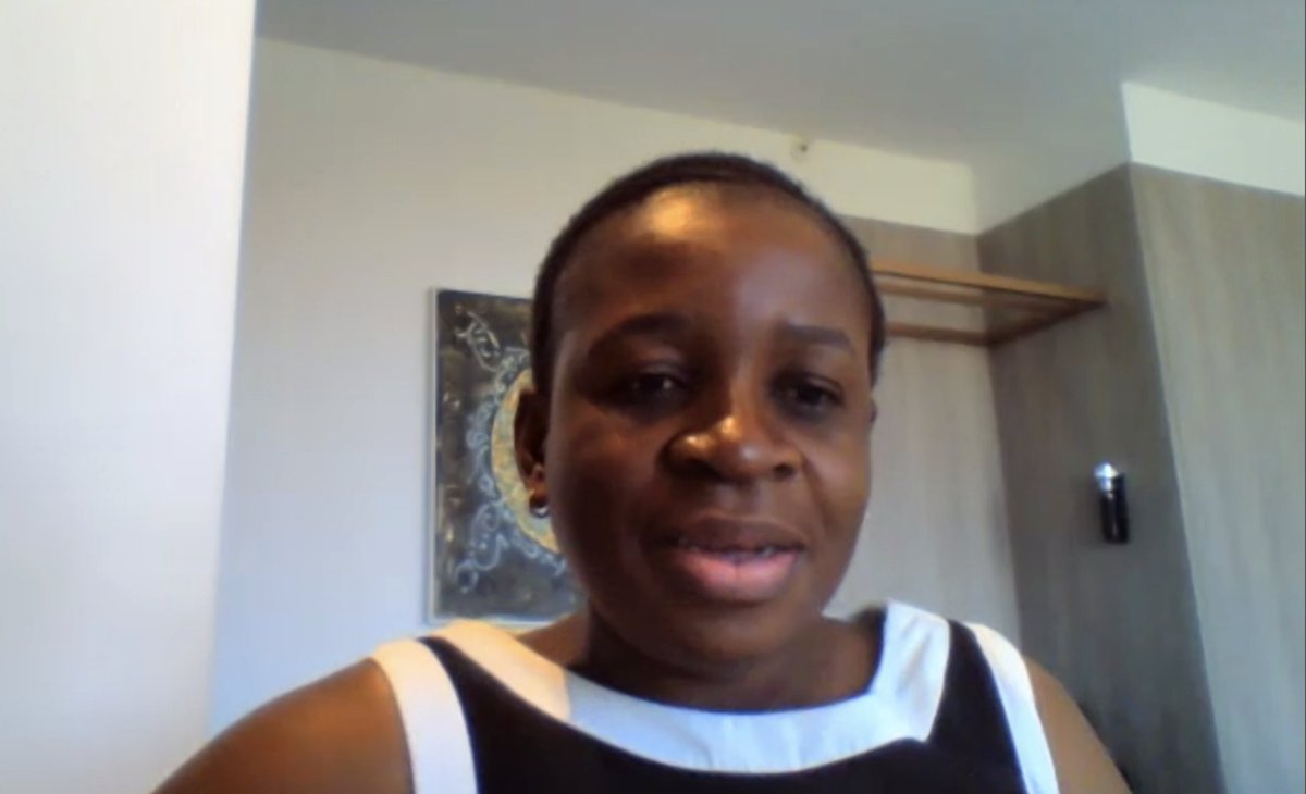 StopTB's tweet photo. Sheila Shawa-Musonda, Sr. Technical Specialist, Humanitarian Affairs and Social Development, @_AfricanUnion says that "TB is one of the top agenda of the Head of States of African region &amp; they are committed to #endTB by 2030." #TICAD8 @WorldBankAfrica @WBG_Health @ticad_official https://t.co/FZ8jtlfqK4