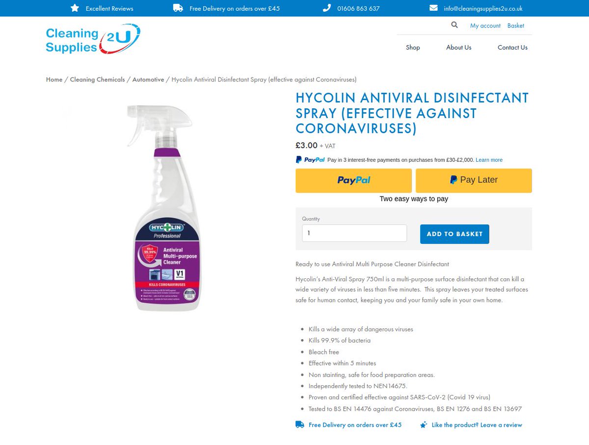 😍 😍 Another New Client Website Launched!! 😍 😍

We would highly recommenced checking out the new site if you are looking for any Cleaning Products for your home or office.  They are a terrific team at
sbee.link/xug9qh3ktw

#businesswebsite #woocommerce #cleaning-supplies