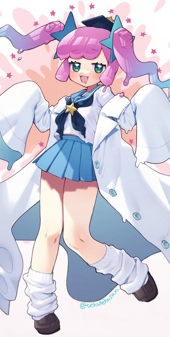 ダボ袖白衣のかわいいぼくでーす! #ぷにるはかわいいスライム 