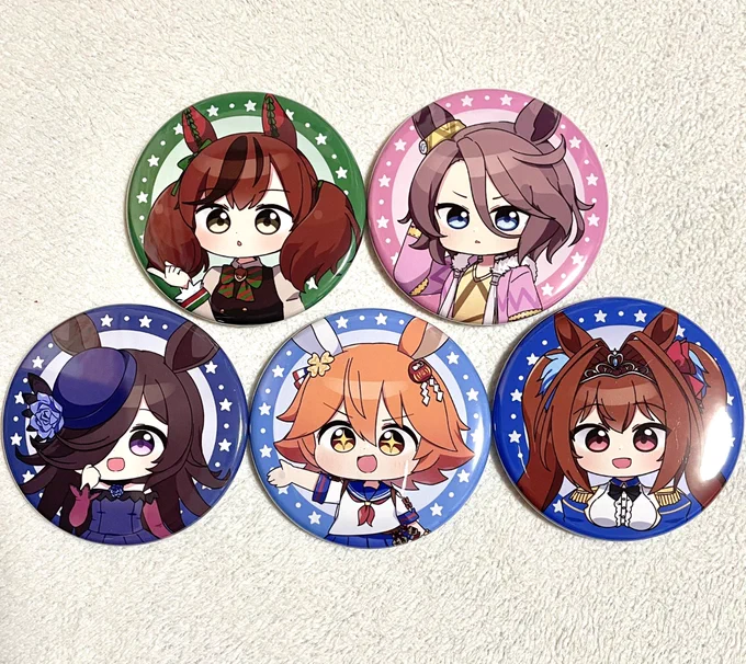 見て!缶バッジ届いたから包んでみた!どうかな…?!?! 