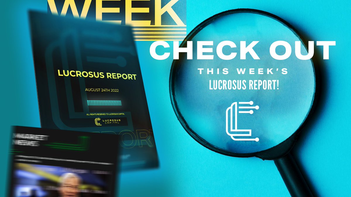 LucrosusCapital's tweet photo. Check out the new #LUCAReport🔎
• New #GEM research every week 💎
• #Marketsituation overview 📊
And much more...
👉https://t.co/covX6oC5Uy
Report is only available to $LUCA holders. Every holder received a unique code via email:
Learn more on our TG
https://t.co/DC640FAEgi https://t.co/DZtrs19MDz