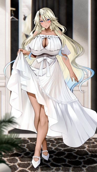 人に擬態しターゲット君好みの洋服を買いに来た
長乳サキュバス(もっと過激な服が選ばれると思っていた) #オリジナル 